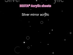 5mm 6mm Esnek Yansıtılan Plastik Yaprak Duvar için Renkli Akrilik Yansıtıcı Yaprak