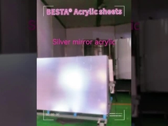 Lazer kesimi için çok renkli ayna akrilik levhalar aşınmaya dayanıklı