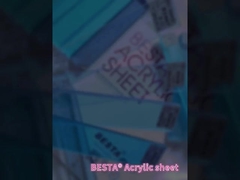 SGS İrisanslı Akrilik Yaprak PMMA Malzemesi Çok Renkli Akrilik Yapraklar