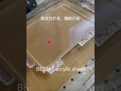 PMMA Şeffaf Teksturlu Açık Akrilik Yaprak 6mm Taş Tanesi